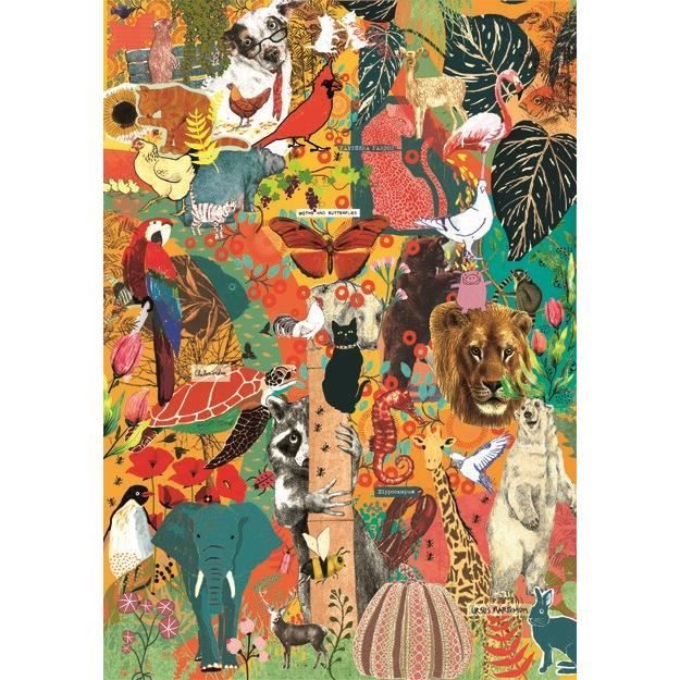 CLEMENTONI - Compact 1000 pieces - More is more - Animals & Botanics