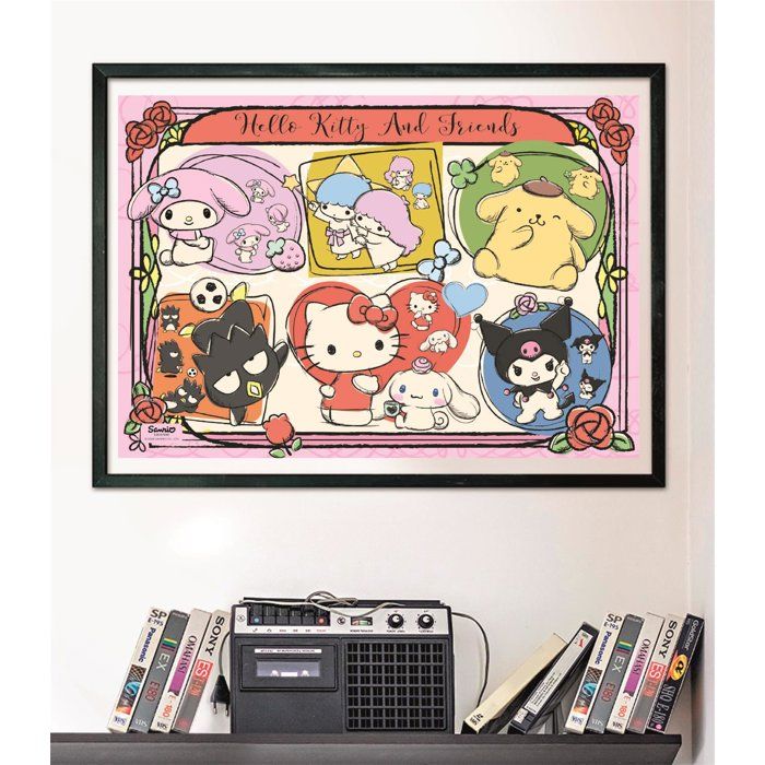 Puzzle 1000 pieces - Clementoni - Hello Kitty et ses Amis - Des 14 ans