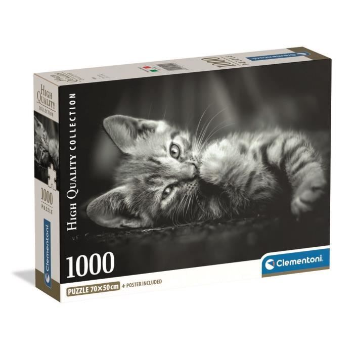 CLEMENTONI - Compact 1000 pieces - Kitty