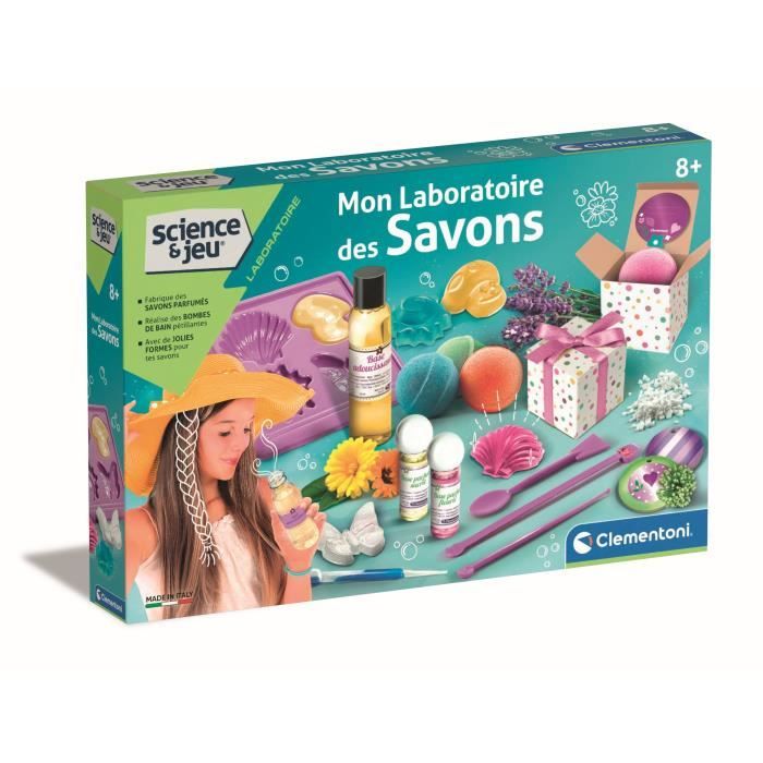 Mon laboratoire des savons - Clementoni - Science & Jeu - Jeux Scientifiques