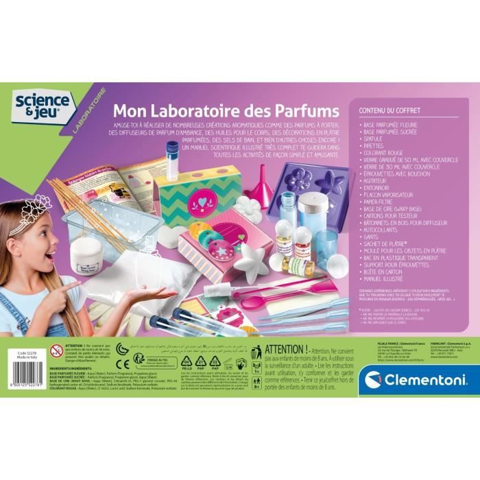 Kit crÈation de parfums - CLEMENTONI - Mon laboratoire des parfums - Pour enfants a partir de 8 ans
