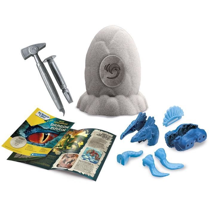 Clementoni - Sciences et jeu - oeuf lÈgendaire - Dragon Marin