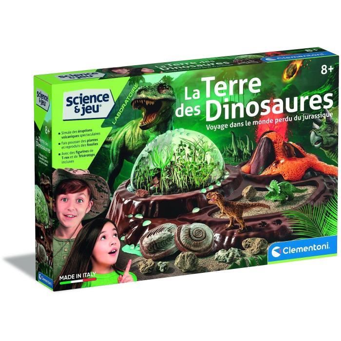 La terre des dinosaures - Clementoni - Science & Jeu - Jeux Scientifiques