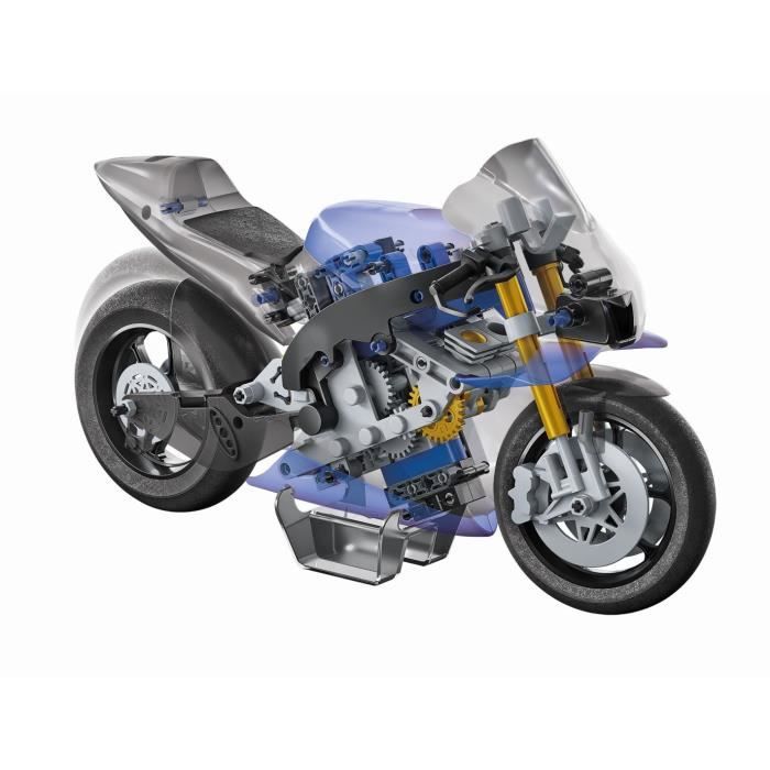 Clementoni - Coffret de construction Yamaha M1 - Application disponible - FabriquÈ en Italie