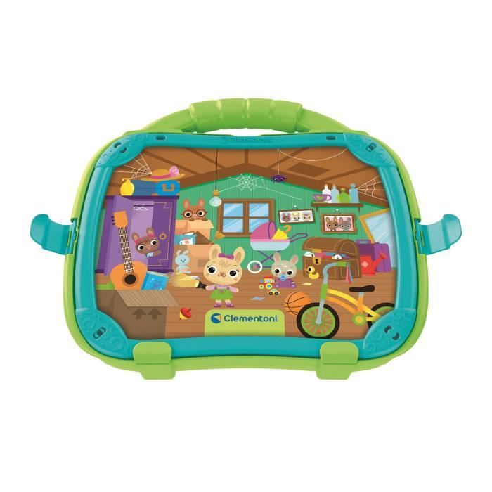 CLEMENTONI - Mallette magnétique - Mots et objets - Apprentissage - Des 2 ans