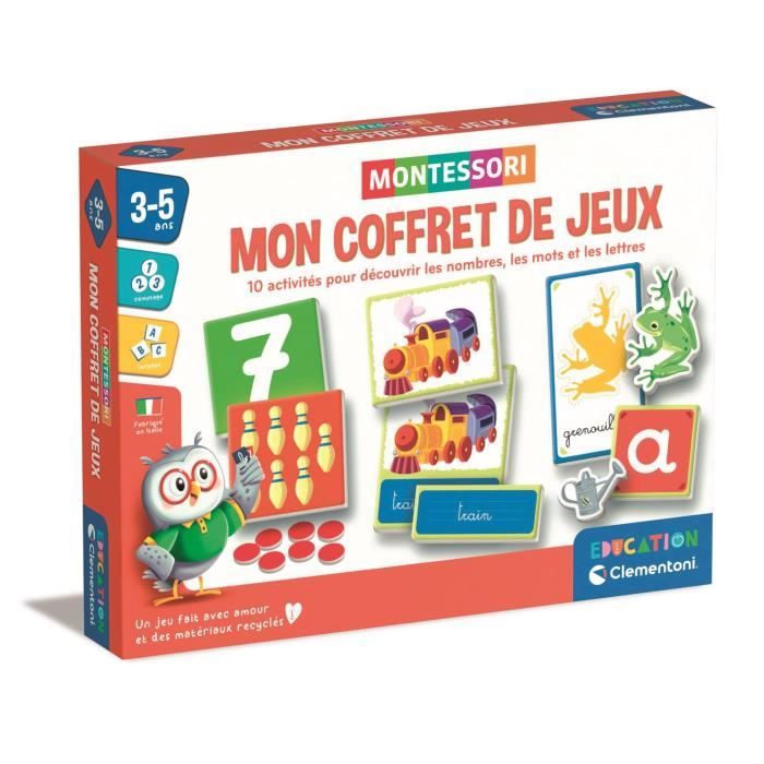 CLEMENTONI - Mon coffret de jeux - Montessori