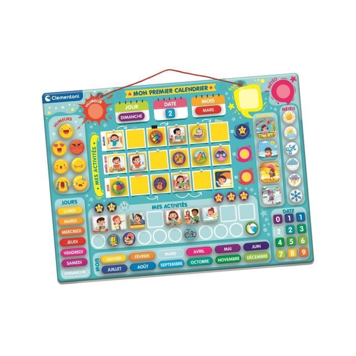 CLEMENTONI - Mon premier calendrier magnétique