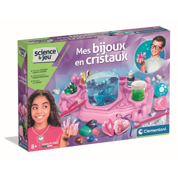 Mes bijoux en cristaux - Clementoni - Science & Jeu - Jeux Scientifiques