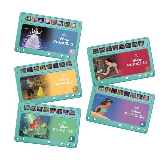 Clementoni, Recharge Projecteur Conteur d'Histoires Plus, Princesses Disney, 5 Histoires Racontées et Projetées, Des 2ans