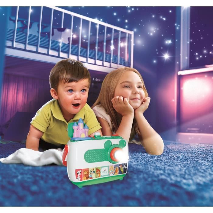 Clementoni, Recharge Projecteur Conteur d'Histoires Plus, Princesses Disney, 5 Histoires Racontées et Projetées, Des 2ans