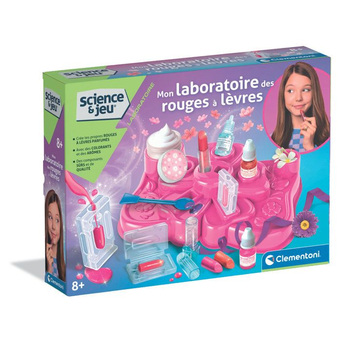 Mon laboratoire des rouges ŕ lčvres - Clementoni - Science & Jeu - Jeux Scientifiques