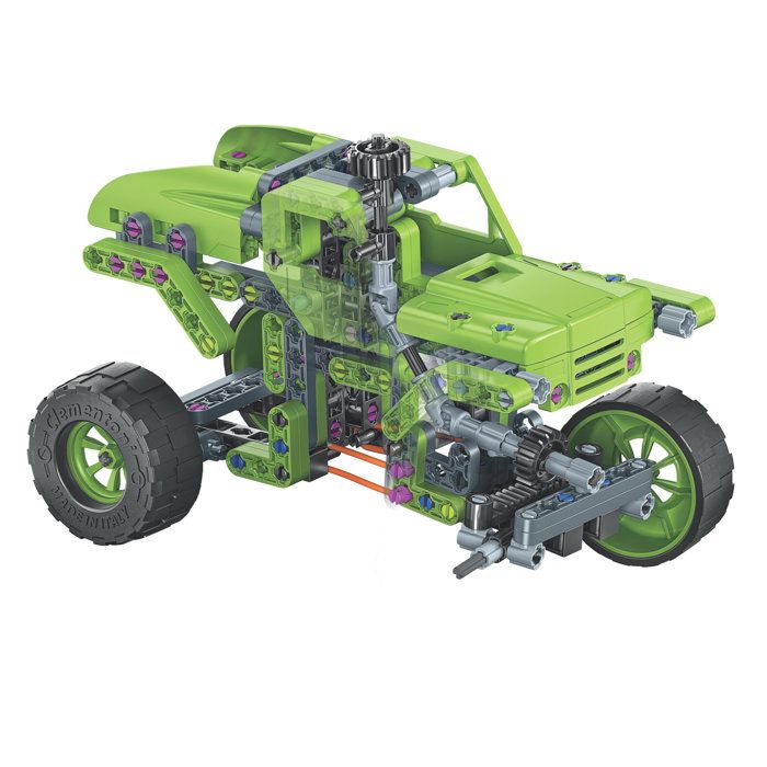 Monster Truck - CLEMENTONI - Mon Atelier Mécanique - Plus de 260 pieces - 2 en 1 - Des 8 ans - Fabriqué en Italie