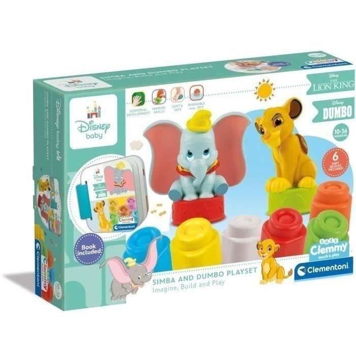 Coffret Disney Classics Clemmy - Disney Baby - Clementoni - 6 cubes - FabriquÈ en Italie