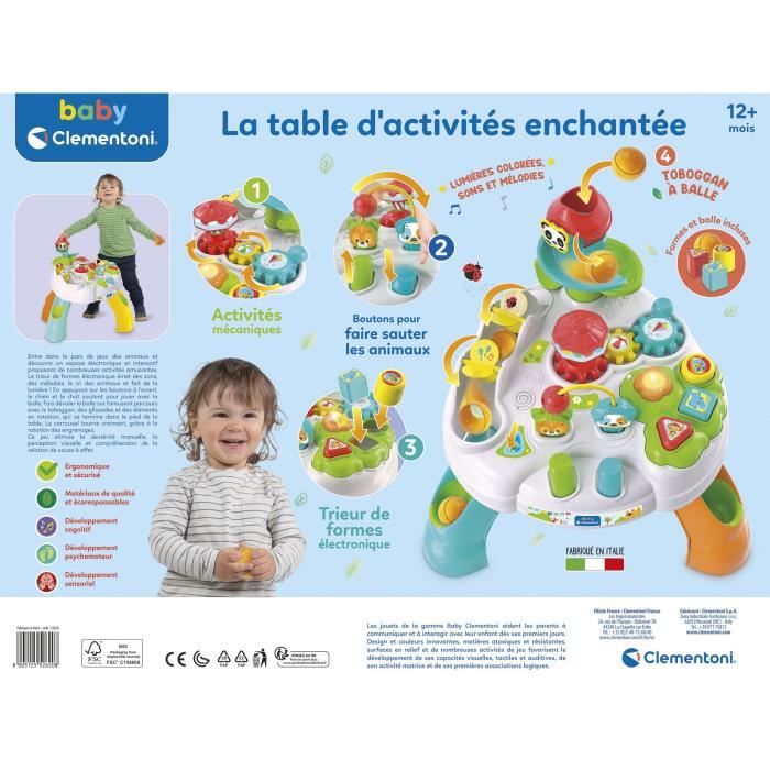 Table d'activitÈs enchantÈe CLEMENTONI - Jeu d'Èveil interactif pour bÈbÈ