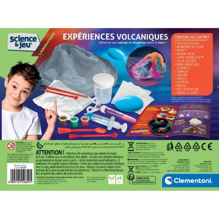 Clementoni - 52629 - ExpÈriences volcaniques