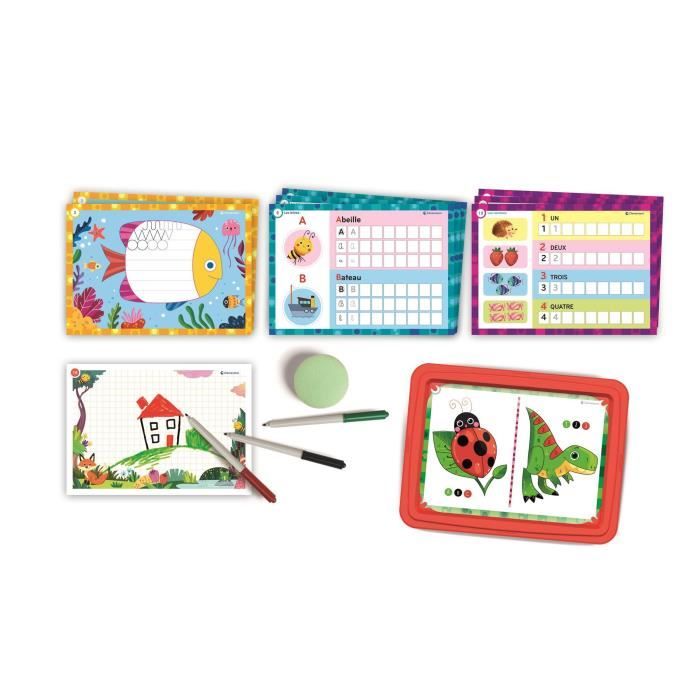 Jeu d'écriture pour enfants - Clementoni - Mon atelier d'écriture - Alphabet et pré-écriture