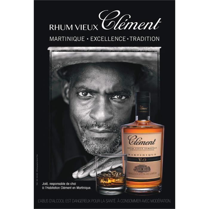 Rhum Clément VO - Rhum agricole vieux - 40%vol - 100cl