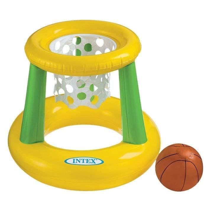 Jeu de Basket gonflable pour piscine INTEX - Dimensions 67x65 cm - GarÁon et Fille - A partir de 3 ans