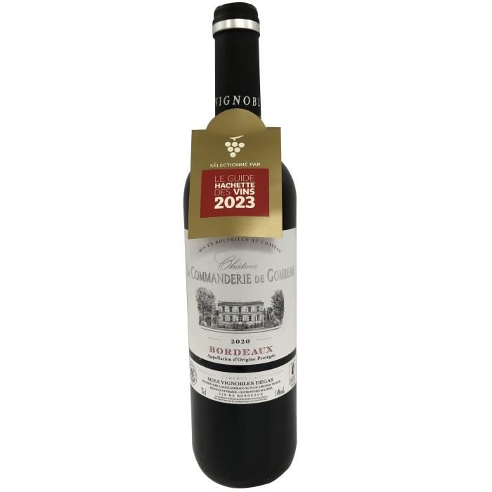 Château La Commanderie de Gombeau 2020 Bordeaux - Vin rouge de Bordeaux