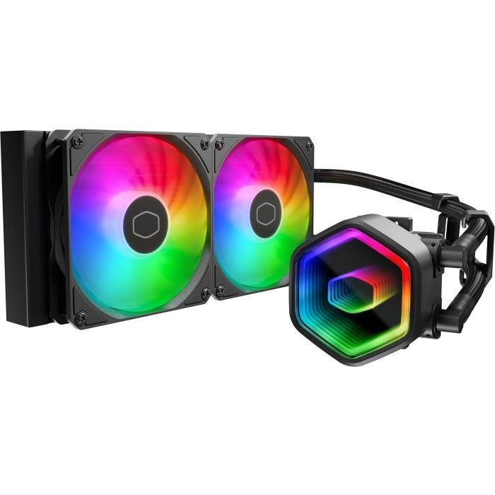 Refroidissement PC - COOLER MASTER - MLW-D24M-A18PA-R1 - MasterLiquid 240 Core II ARGB