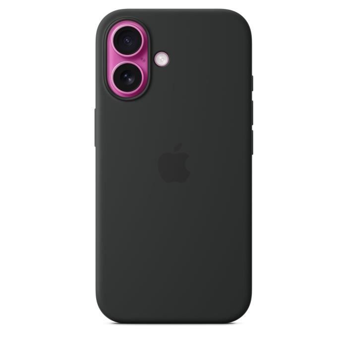 APPLE iPhone†16 - Coque en silicone avec MagSafe - Black
