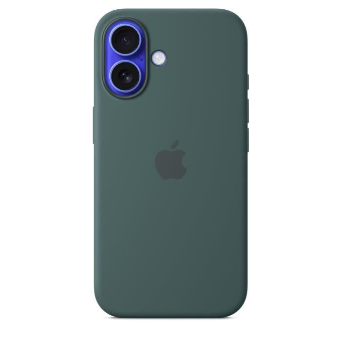 APPLE iPhone†16 - Coque en silicone avec MagSafe - Lake Green