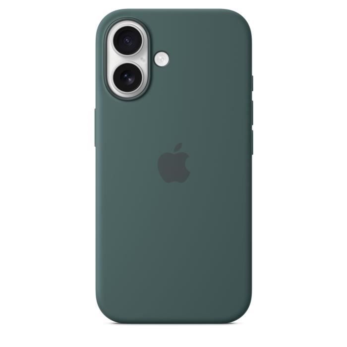 APPLE iPhone†16 - Coque en silicone avec MagSafe - Lake Green
