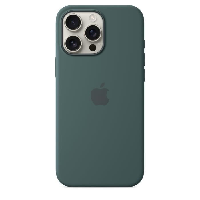 APPLE iPhone†16 Pro Max - Coque en silicone avec MagSafe - Lake Green