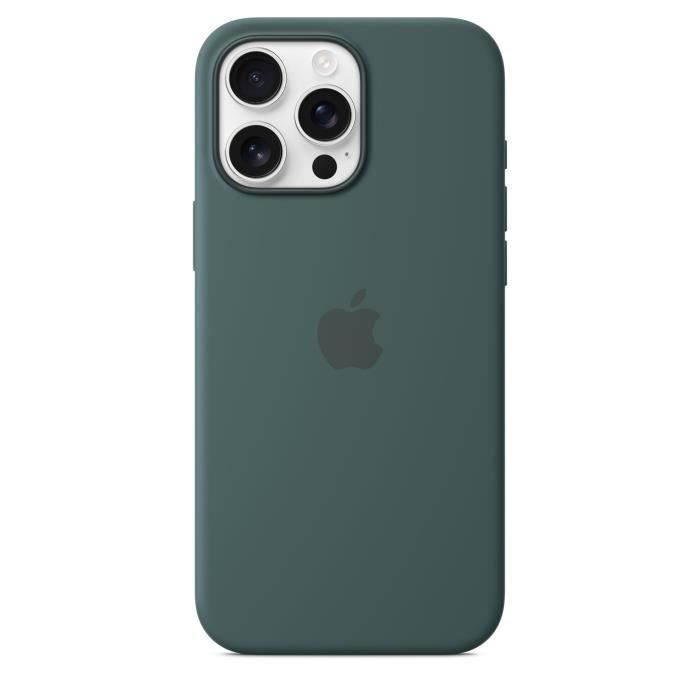 APPLE iPhone†16 Pro Max - Coque en silicone avec MagSafe - Lake Green