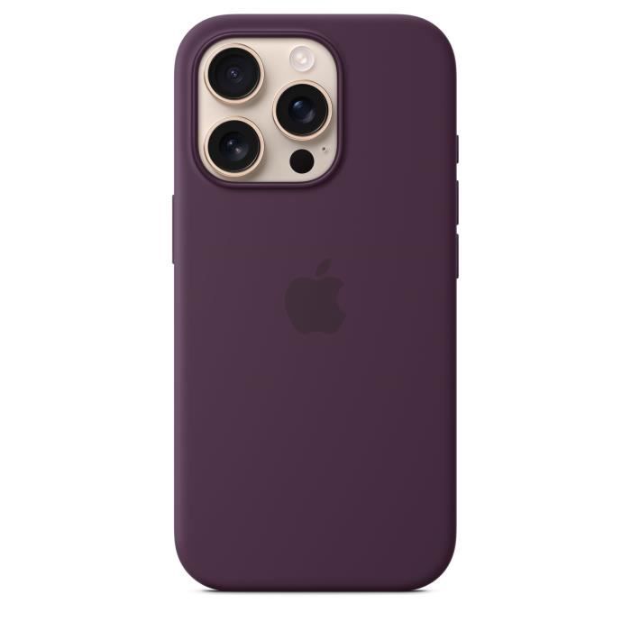 APPLE iPhone†16 Pro - Coque en silicone avec MagSafe - Plum