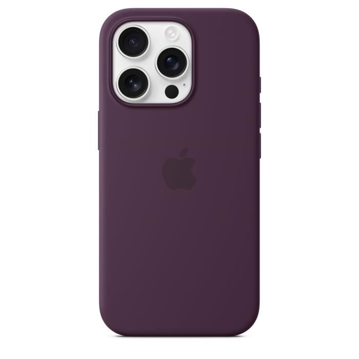 APPLE iPhone†16 Pro - Coque en silicone avec MagSafe - Plum