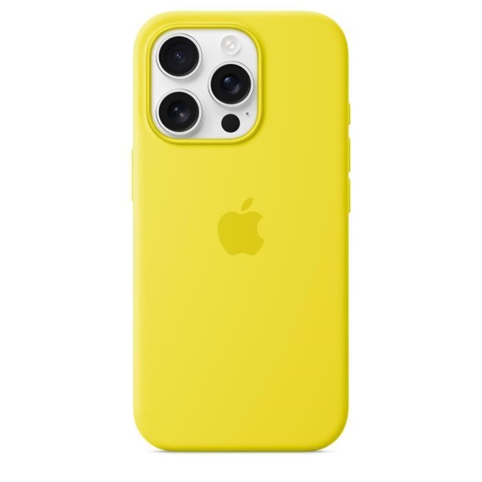 APPLE iPhone 16 Pro - Coque en silicone avec MagSafe - Star Fruit