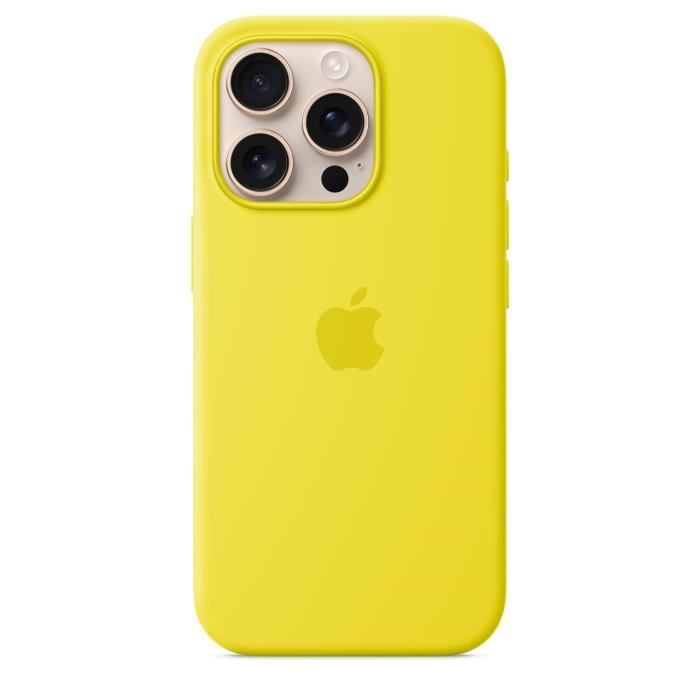 APPLE iPhone 16 Pro - Coque en silicone avec MagSafe - Star Fruit