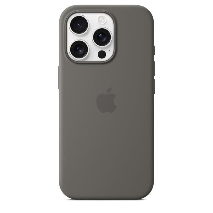 APPLE iPhone†16 Pro - Coque en silicone avec MagSafe - Stone Gray