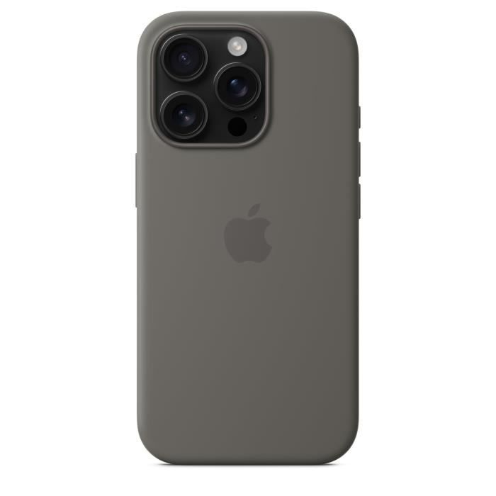APPLE iPhone†16 Pro - Coque en silicone avec MagSafe - Stone Gray