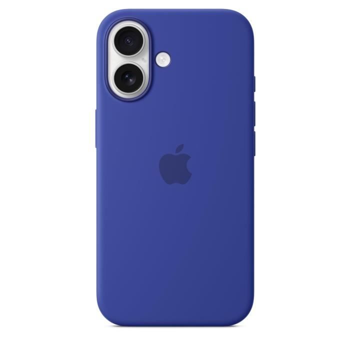 APPLE iPhone 16 - Coque en silicone avec MagSafe - Ultramarine