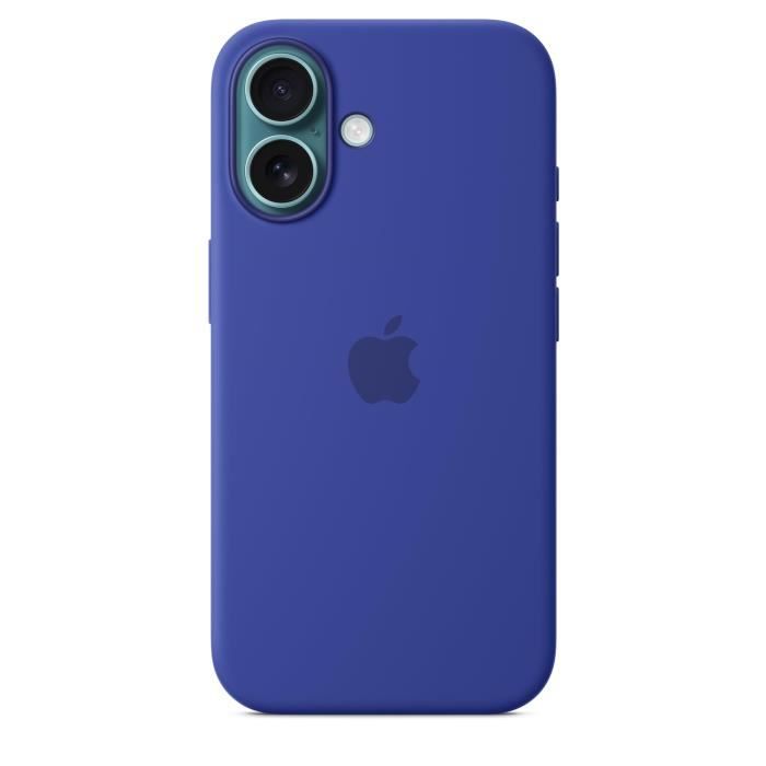APPLE iPhone 16 - Coque en silicone avec MagSafe - Ultramarine