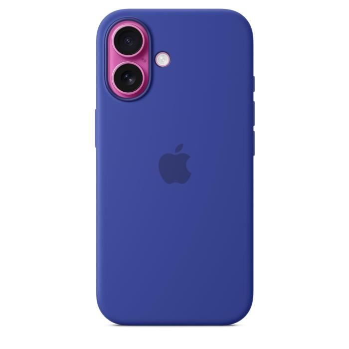 APPLE iPhone 16 - Coque en silicone avec MagSafe - Ultramarine