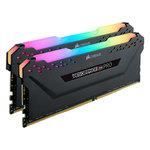 MÈmoire RAM - CORSAIR - Vengeance RGB Pro DDR4 - 16GB 2x8GB DIMM - 3600 MHz - CL18 - 1.35V - Noir (CMW16GX4M2D3600C)
