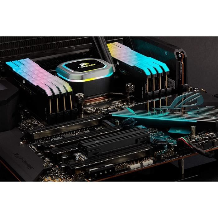 Corsair Disque SSD MP600 PRO LPX - 1TB M.2 NVMe PCIe Gen. 4 x4 - OptimisÈ pour PS5 (CSSD-F1000GBMP600PLP)
