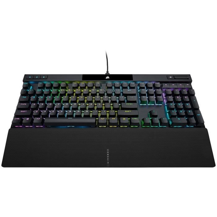 Clavier Gaming optique-mÈcanique - AZERTY - CORSAIR - K70 PRO OPX - RÈtroÈclairage LED RGB - Noir (CH-910941A-FR)