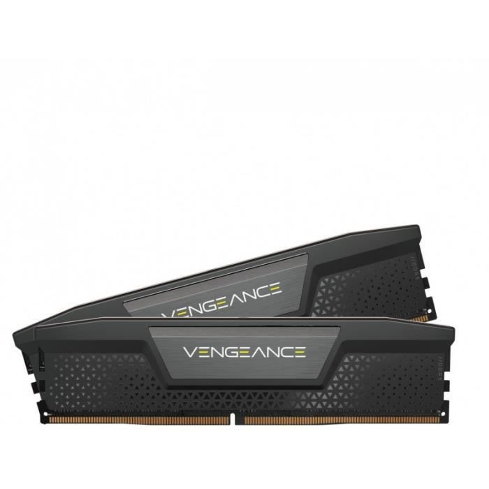 MÈmoire RAM - CORSAIR - Vengeance DDR5 - 16GB 2x8GB DIMM -5200MT/s - Intel XMP - 1.25V - Noir (CMK16GX5M2B5200C40)