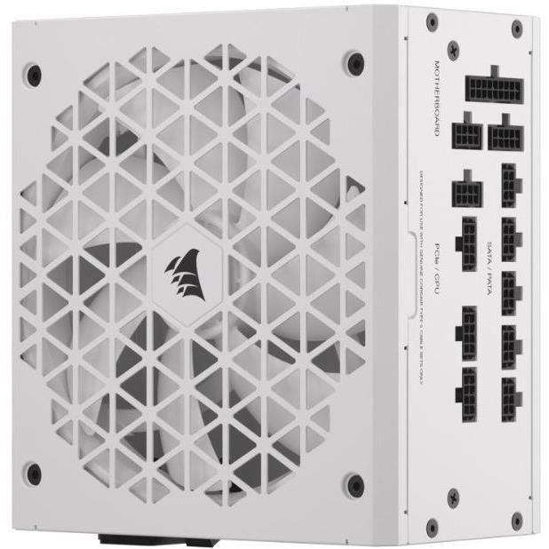 CORSAIR - Bloc d'alimentation - RM850x Shift White Cybenetics - ATX entierement modulaire - CertifiÈ Gold 80 Plus - 850 watts