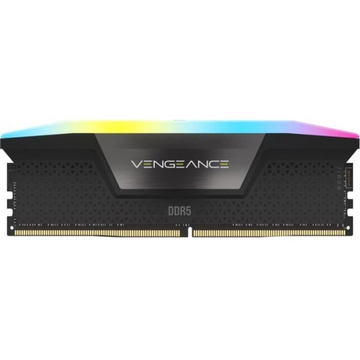RAM - CORSAIR Vengeance RGB DDR5 - 32GB 2x16GB DIMM - 6200MHz - Unbuffered, 36-39-39-76, STD PMIC, XMP 3.0