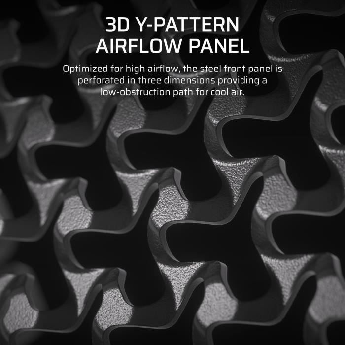 Boîtier PC - CORSAIR - Série FRAME 4000D - Moyen-tour - Noir