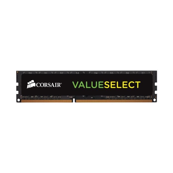 CORSAIR MÈmoire PC DDR4 - Value Select 8Go (1x8Go) - 2133 MHz - CAS 15 (CMV8GX4M1A2133C15)