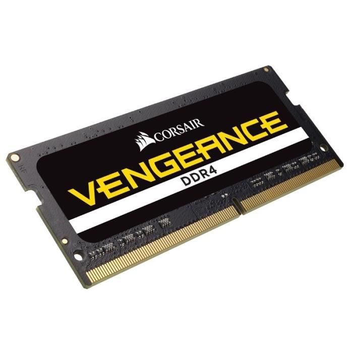 MÈmoire RAM - CORSAIR - Vengeance DDR4 - 8GB 1x8GB DIMM - 2400 MHz - 1.20V - Noir (CMSX8GX4M1A2400C)