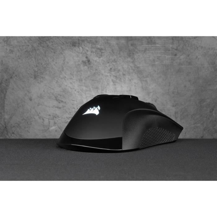 Souris Corsair Souris gaming sans fil CORSAIR IRONCLAW RGB WIRELESS Noir
