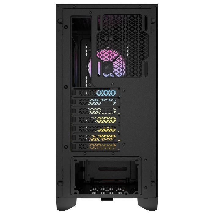 Boîtier PC - CORSAIR - 3000D RGB AIRFLOW - ATX Moyen-tour - 3 ventilateurs AR120 RGB - Noir