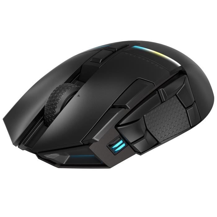 Souris Gaming - CORSAIR - DARKSTAR RGB Wireless - 15 boutons programmables - Optique - Noir